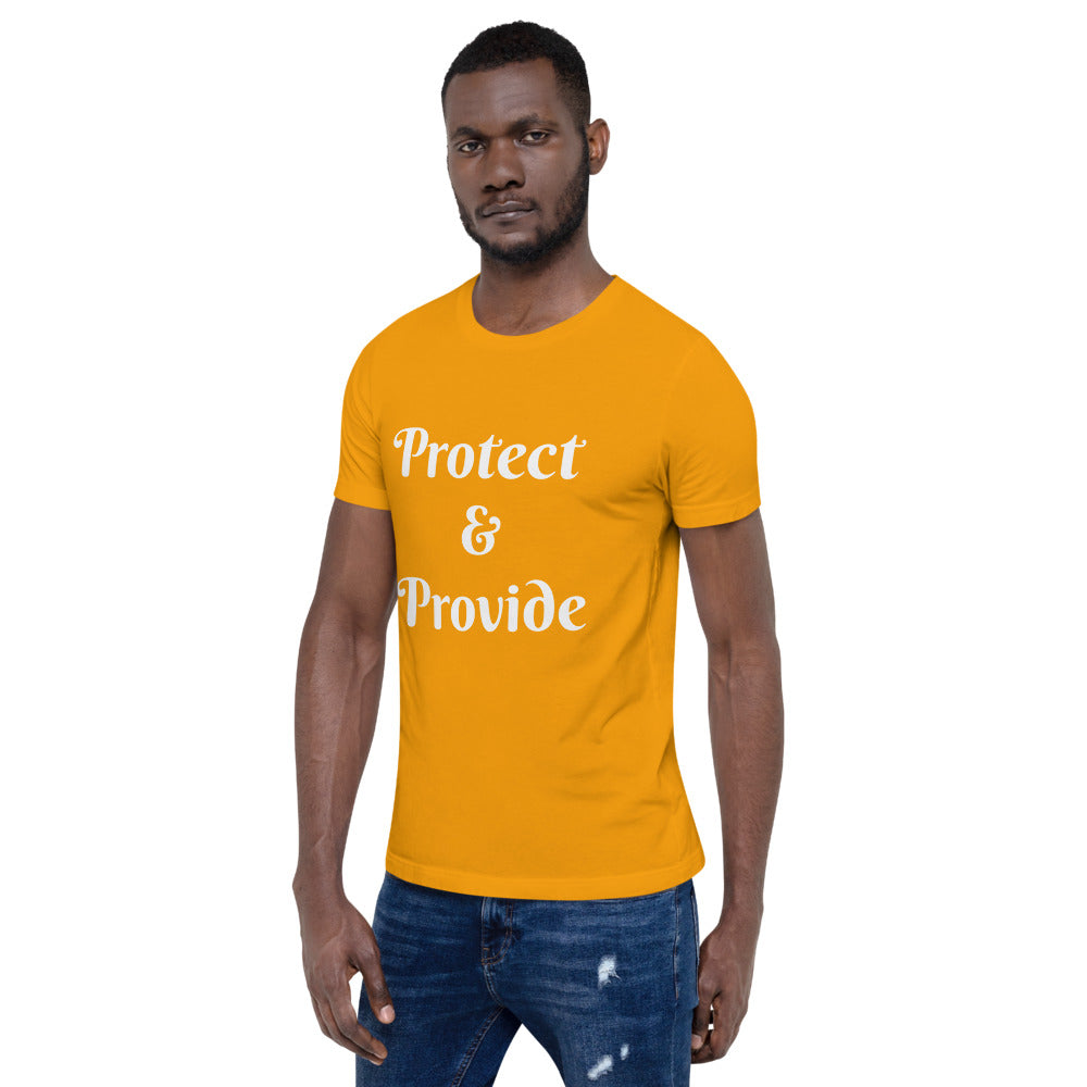 Short-Sleeve Unisex “Protect & Provide” T-Shirt