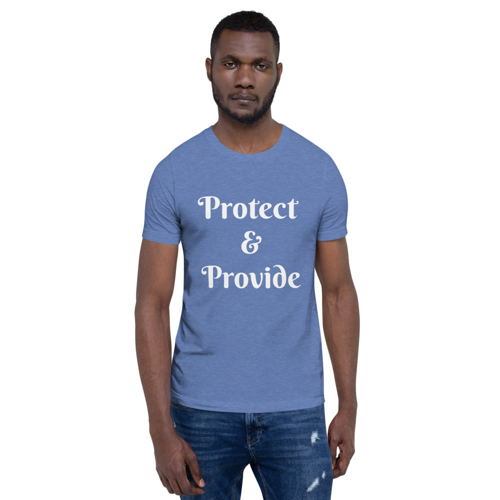 Short-Sleeve Unisex “Protect & Provide” T-Shirt