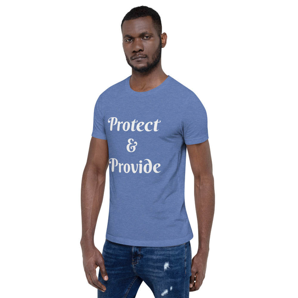 Short-Sleeve Unisex “Protect & Provide” T-Shirt