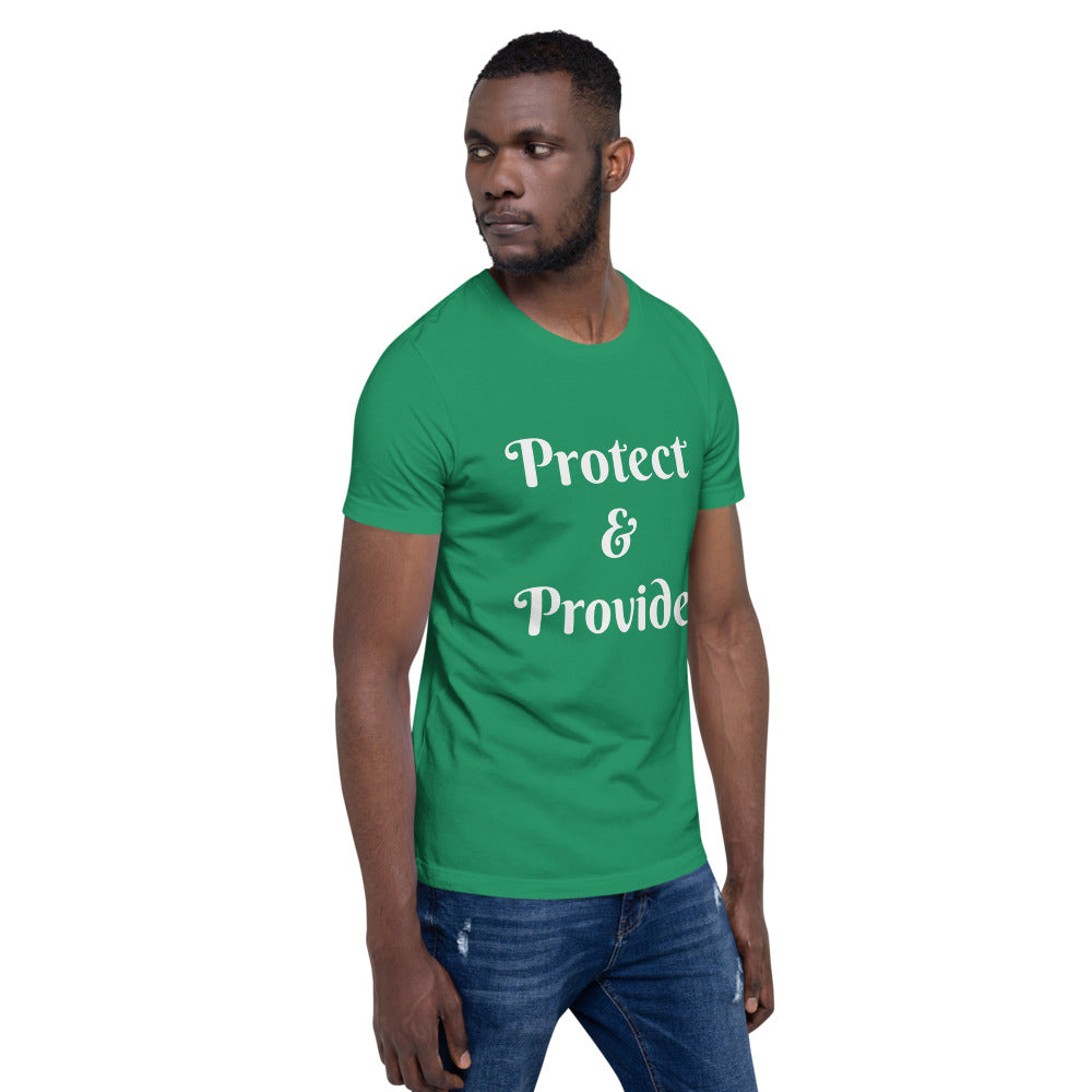 Short-Sleeve Unisex “Protect & Provide” T-Shirt