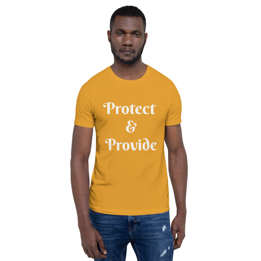 Short-Sleeve Unisex “Protect & Provide” T-Shirt