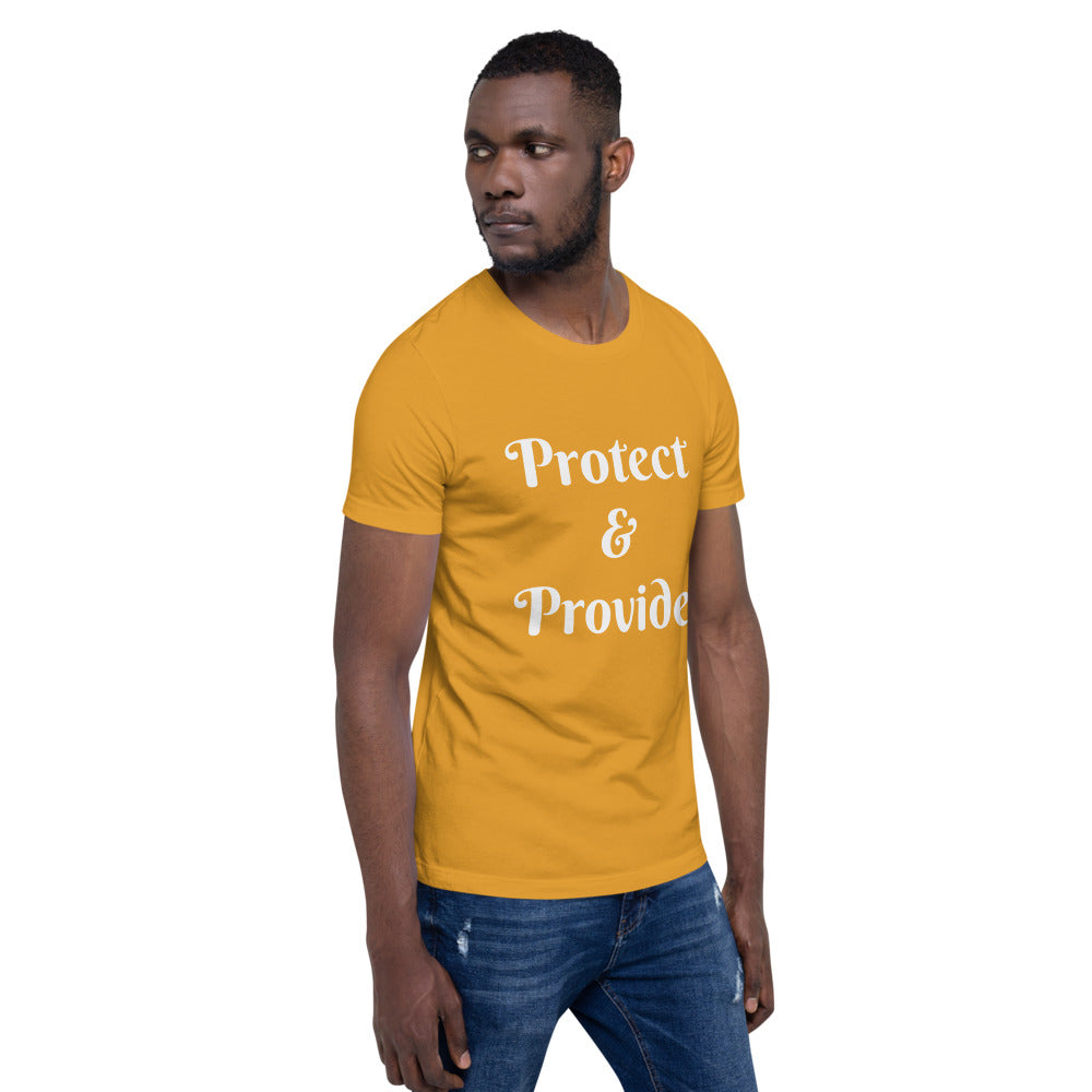 Short-Sleeve Unisex “Protect & Provide” T-Shirt