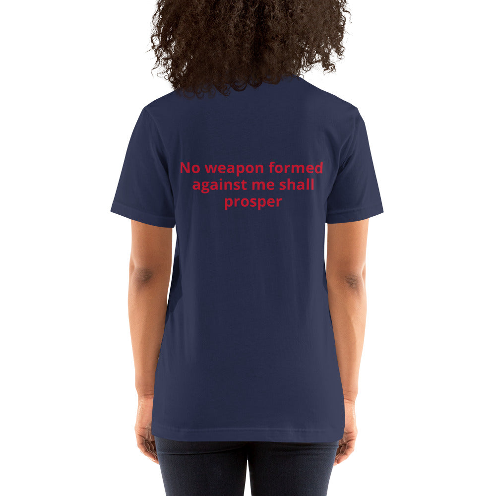 Short-Sleeve Unisex “No Weapon” T-Shirt