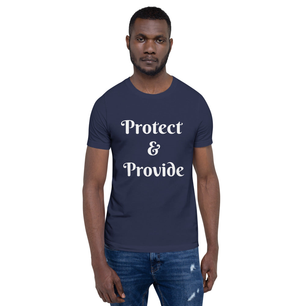 Short-Sleeve Unisex “Protect & Provide” T-Shirt
