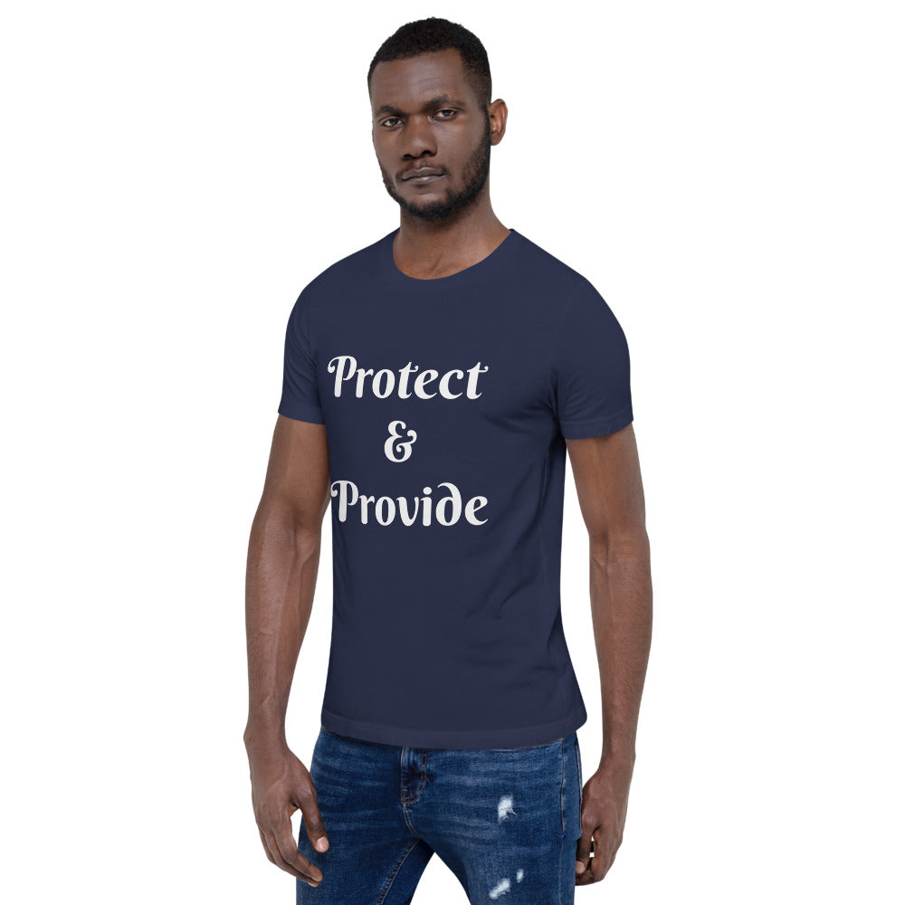 Short-Sleeve Unisex “Protect & Provide” T-Shirt