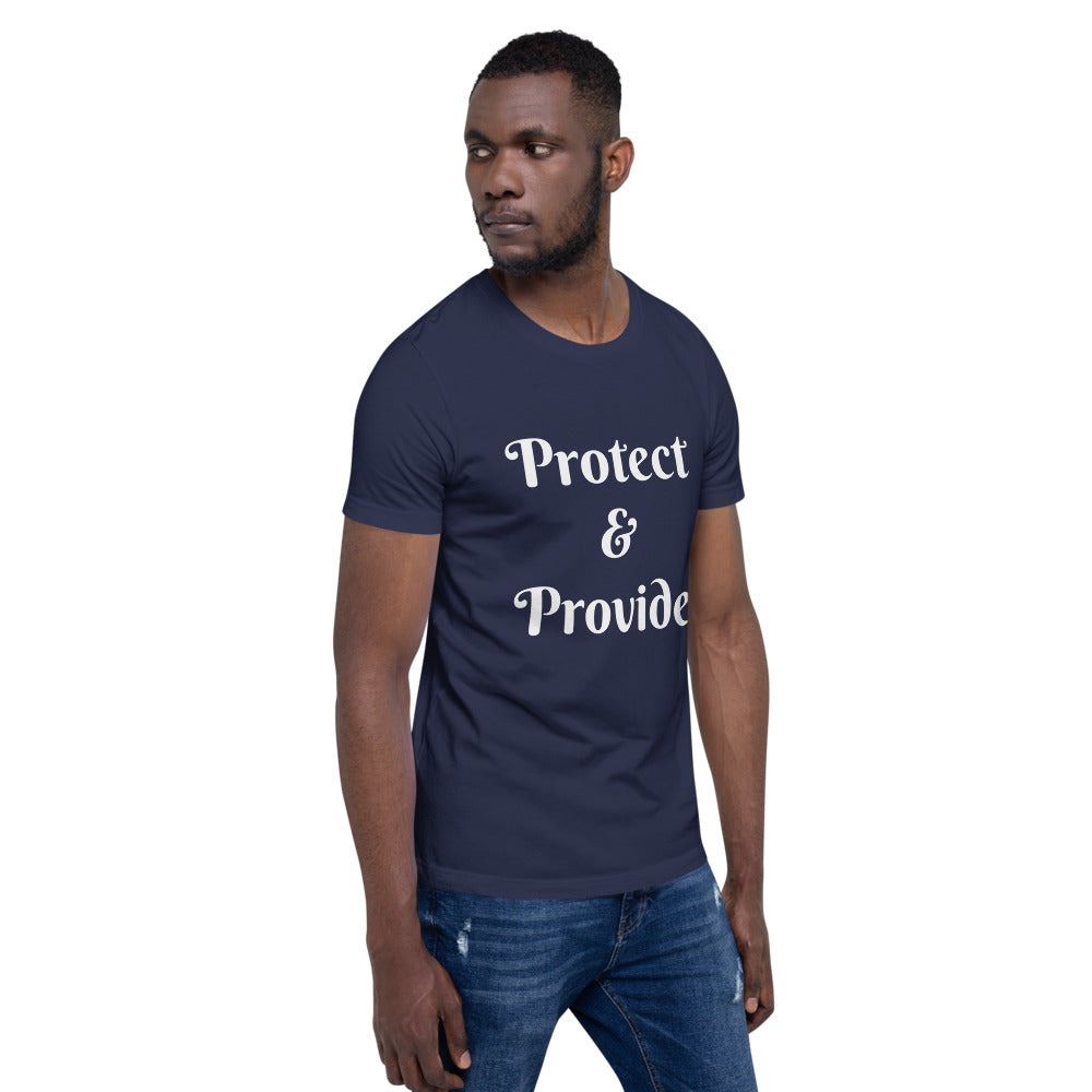 Short-Sleeve Unisex “Protect & Provide” T-Shirt