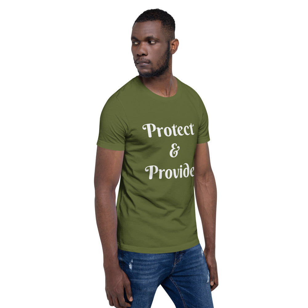 Short-Sleeve Unisex “Protect & Provide” T-Shirt