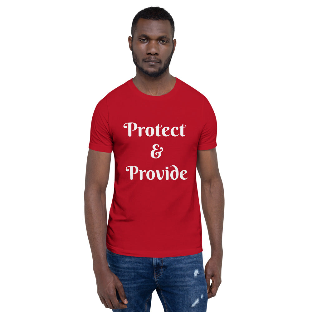 Short-Sleeve Unisex “Protect & Provide” T-Shirt