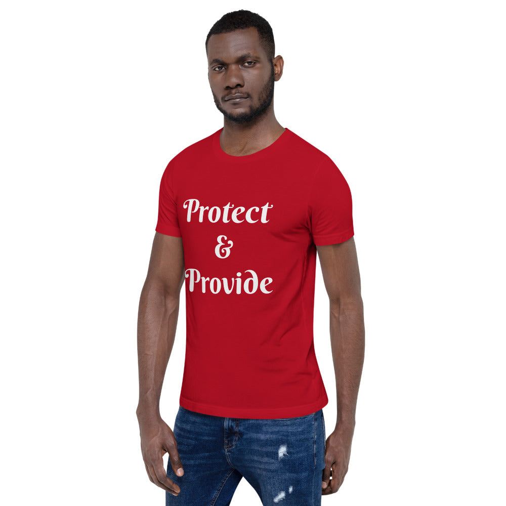 Short-Sleeve Unisex “Protect & Provide” T-Shirt