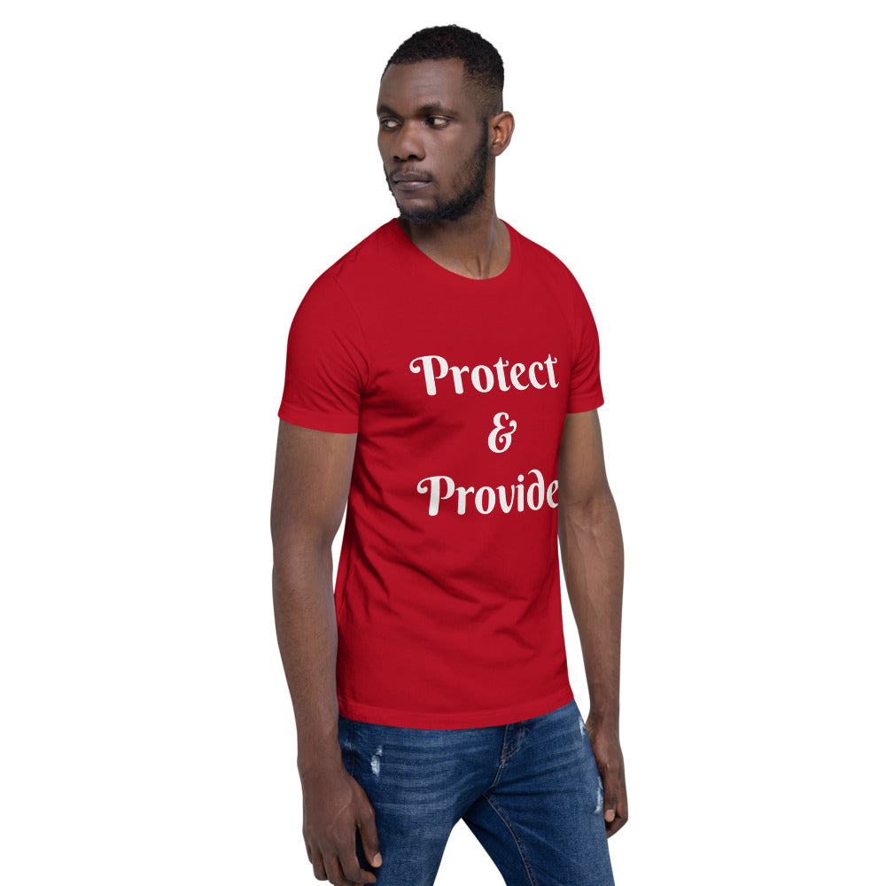 Short-Sleeve Unisex “Protect & Provide” T-Shirt