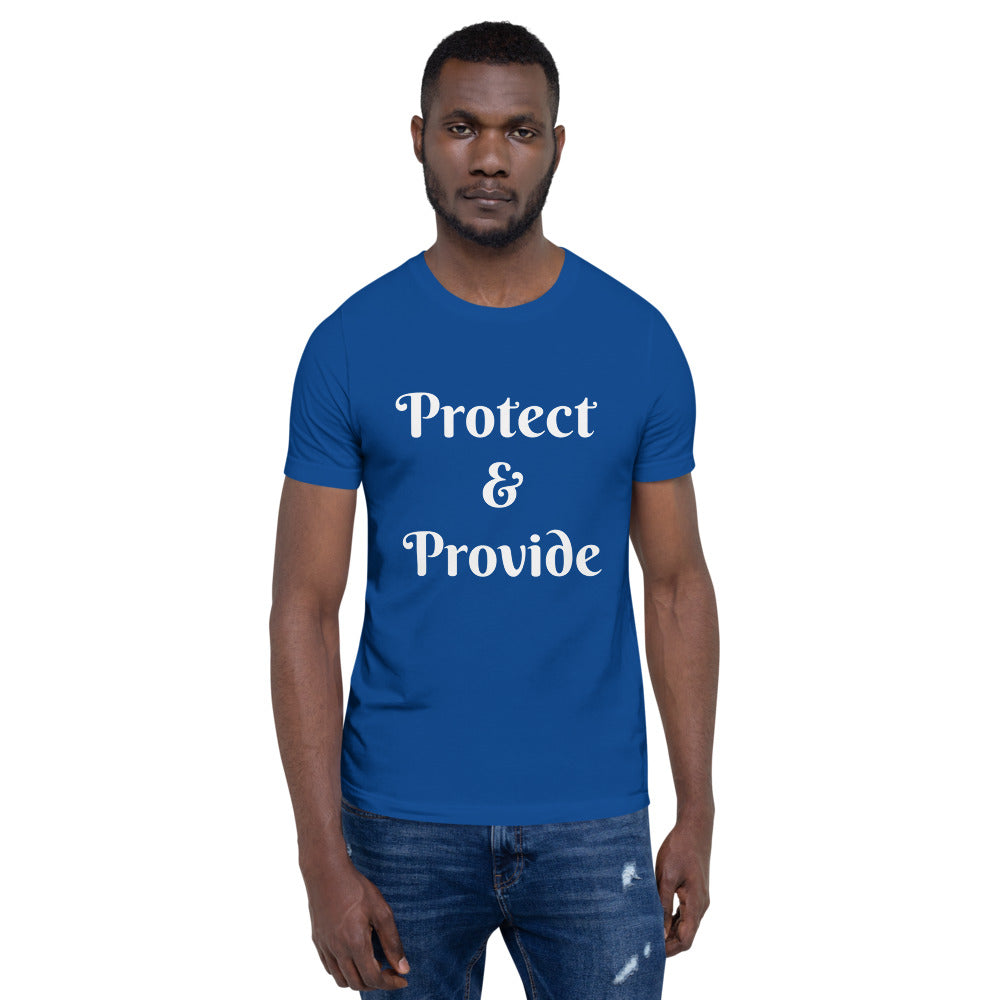 Short-Sleeve Unisex “Protect & Provide” T-Shirt