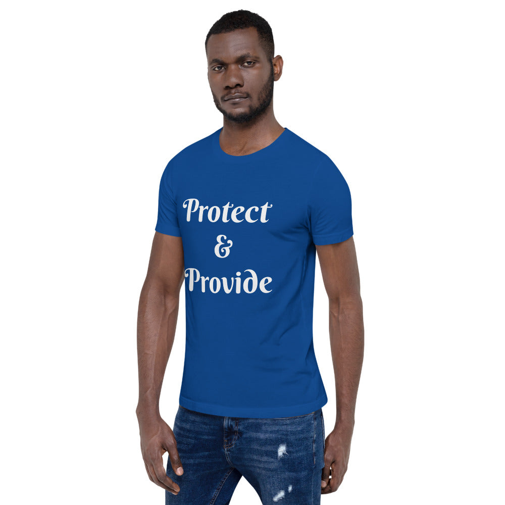 Short-Sleeve Unisex “Protect & Provide” T-Shirt