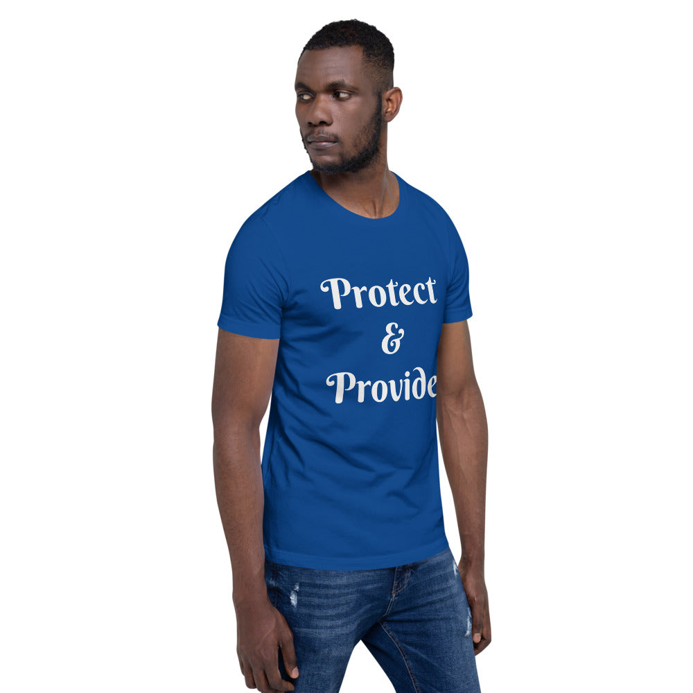 Short-Sleeve Unisex “Protect & Provide” T-Shirt