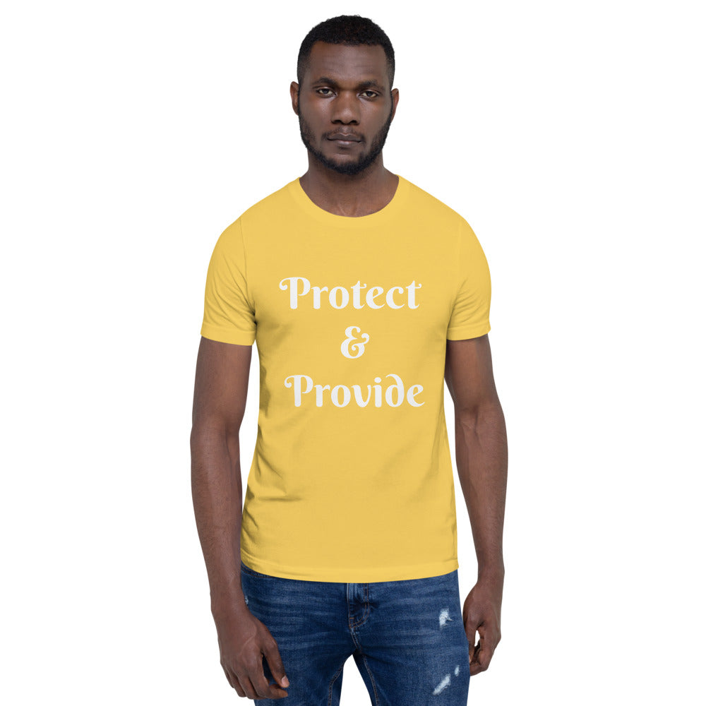 Short-Sleeve Unisex “Protect & Provide” T-Shirt