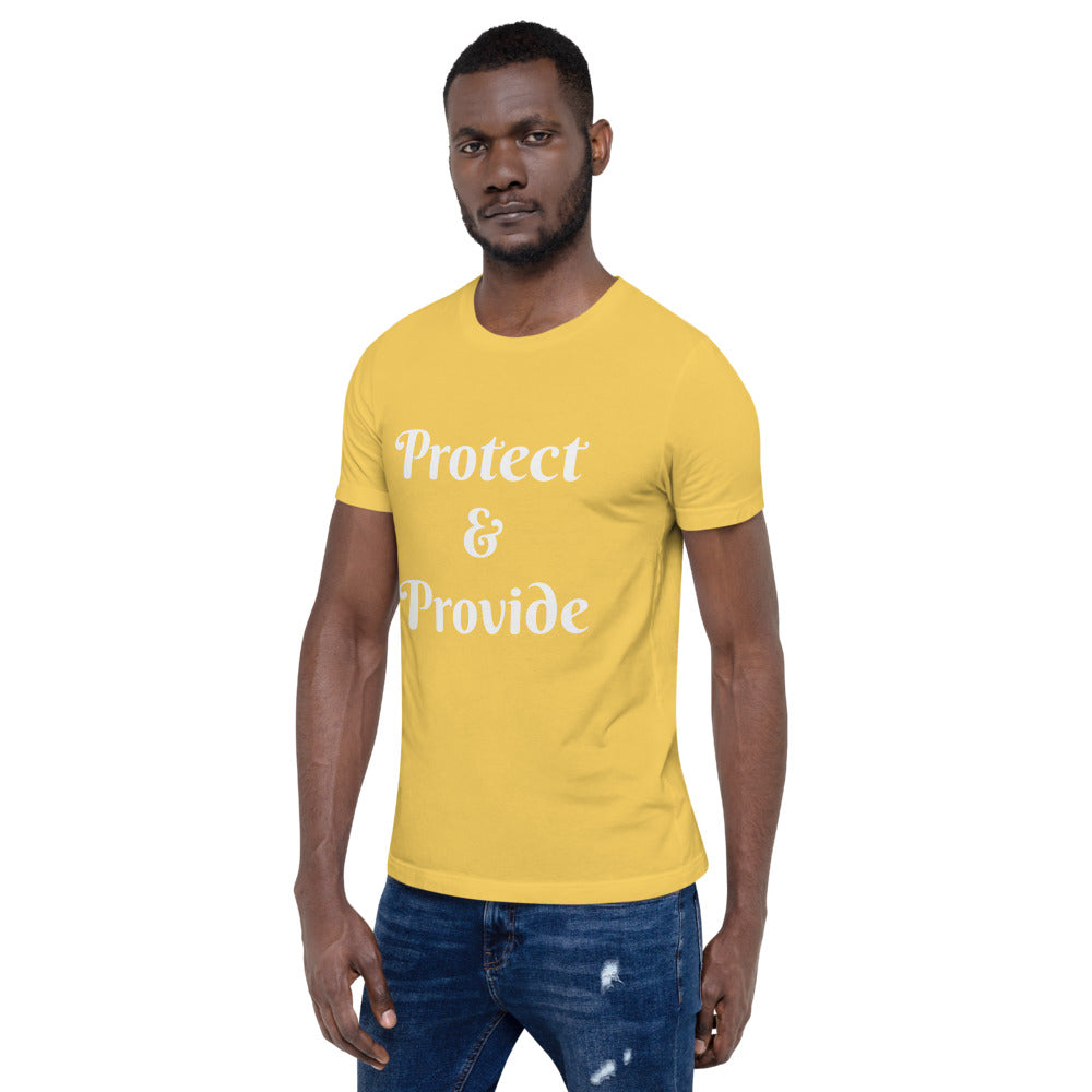 Short-Sleeve Unisex “Protect & Provide” T-Shirt