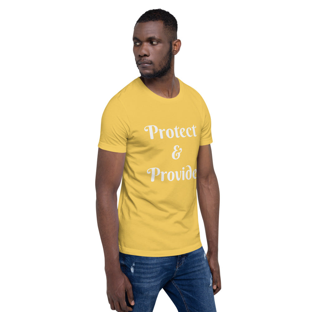 Short-Sleeve Unisex “Protect & Provide” T-Shirt