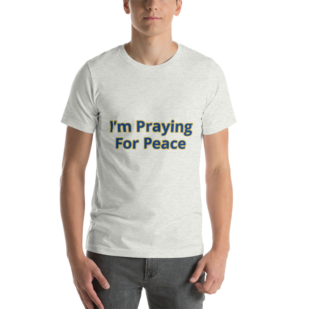 Short-Sleeve “Praying for Peace” T-Shirt