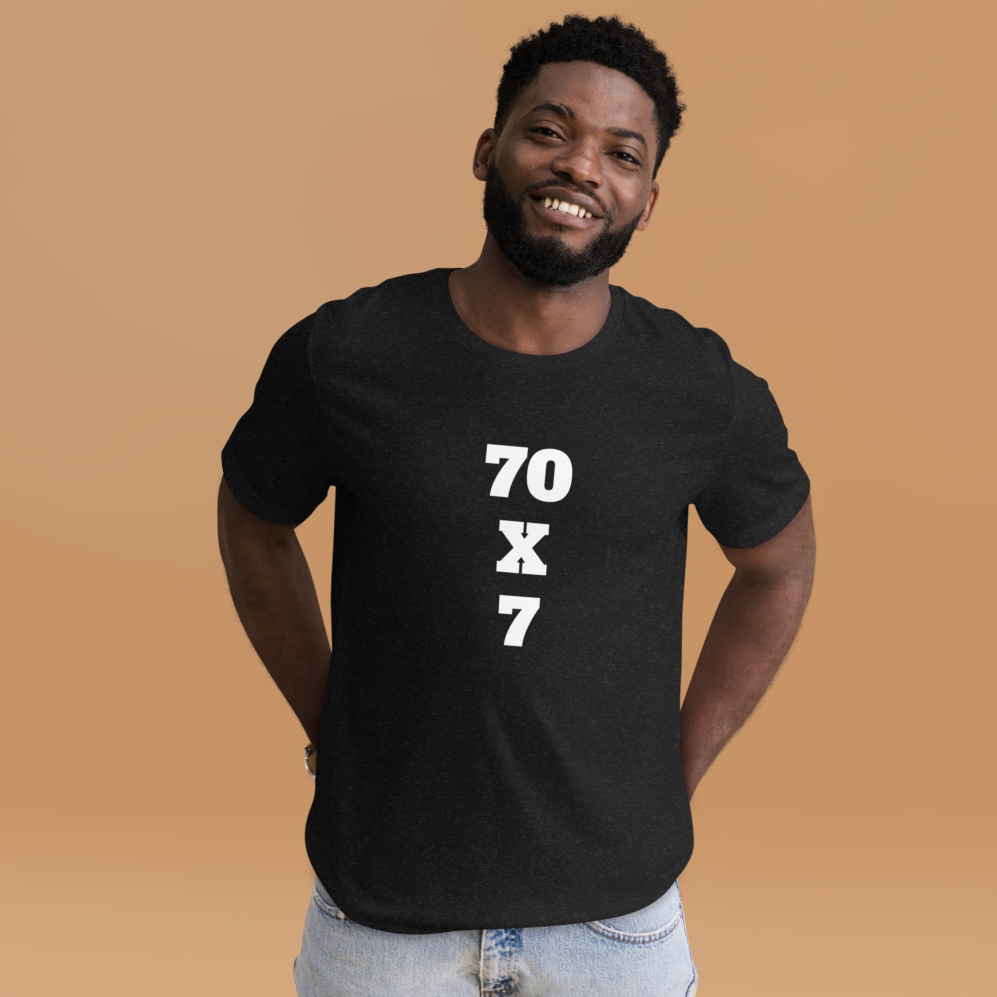 “70x7 Forgiveness” Unisex t-shirt