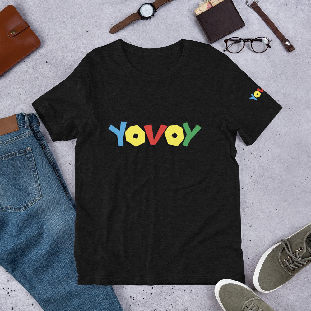 Short-Sleeve Unisex “Colorful YOVOY” T-Shirt