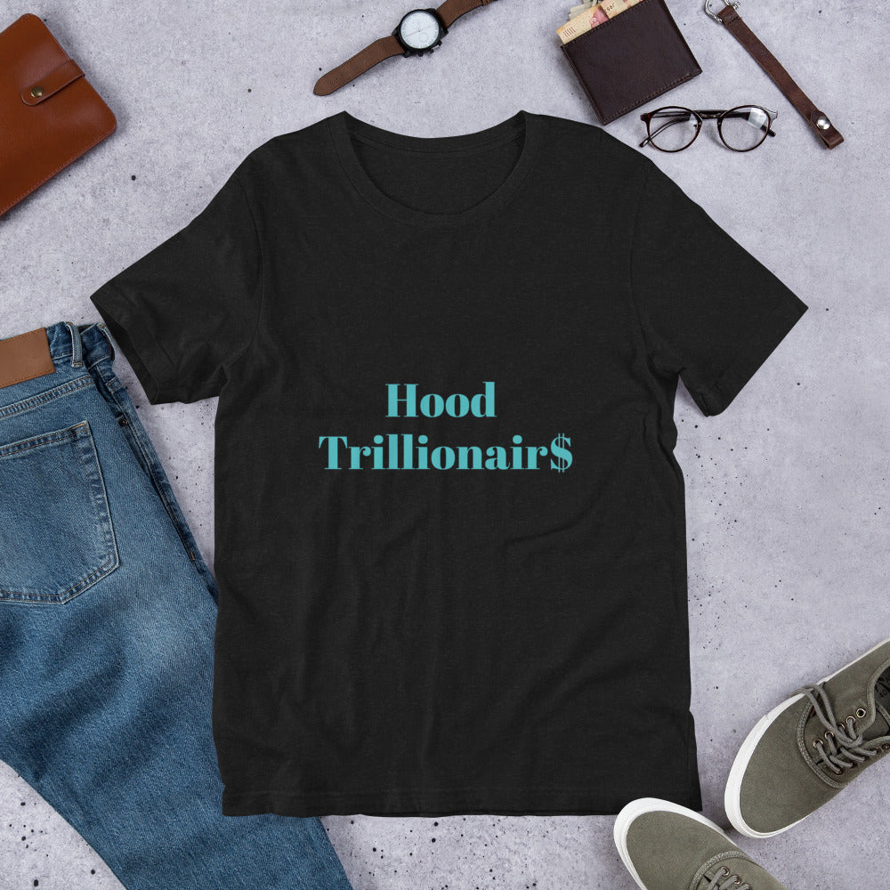 Short-sleeve “Hood Trillionair$“ unisex t-shirt