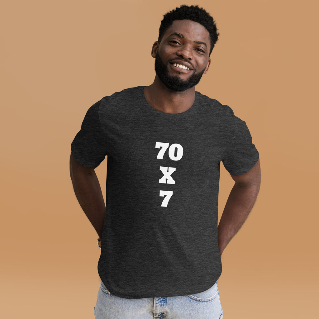 “70x7 Forgiveness” Unisex t-shirt