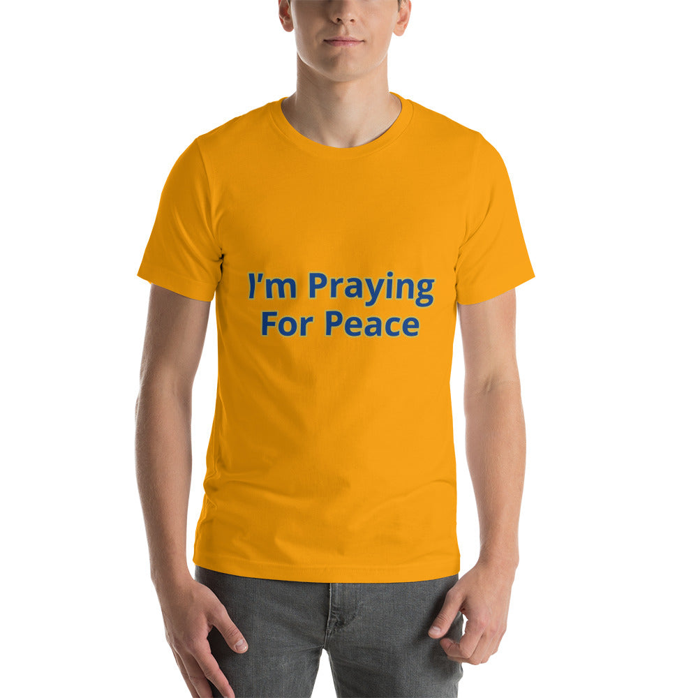 Short-Sleeve “Praying for Peace” T-Shirt