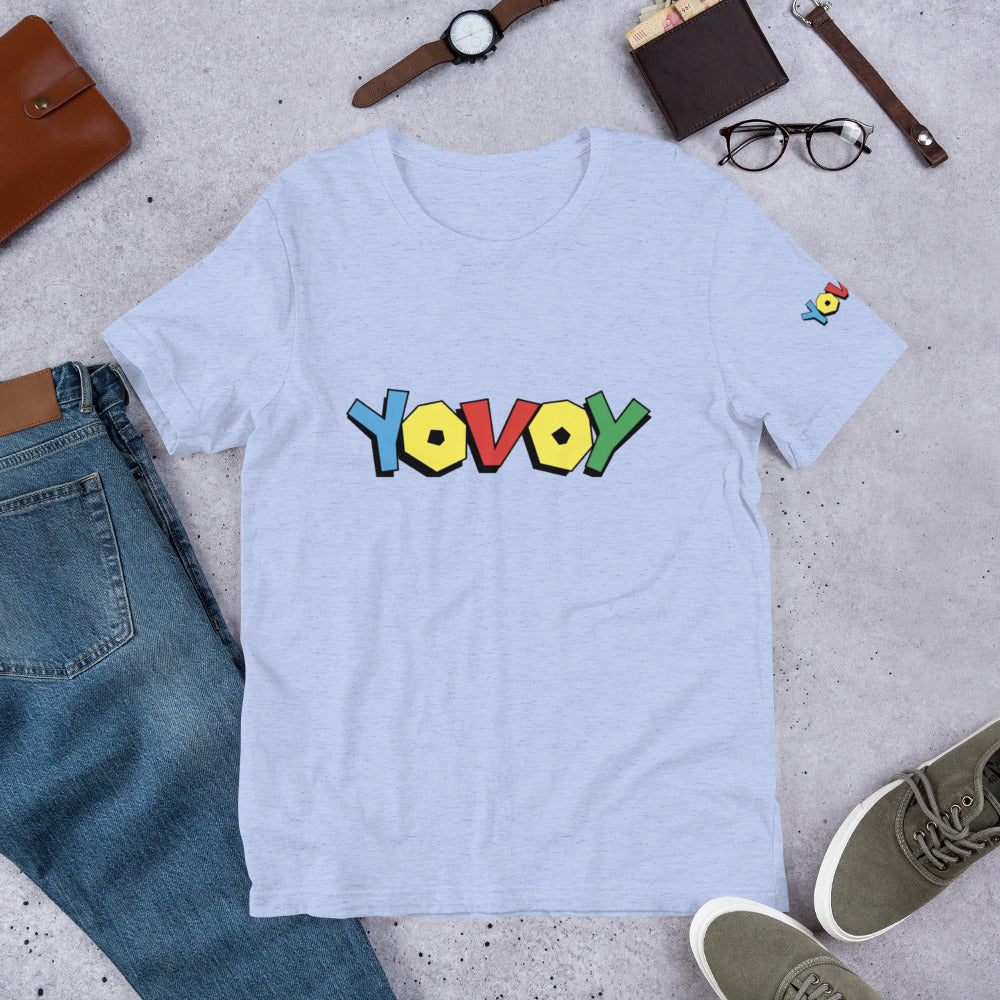 Short-Sleeve Unisex “Colorful YOVOY” T-Shirt