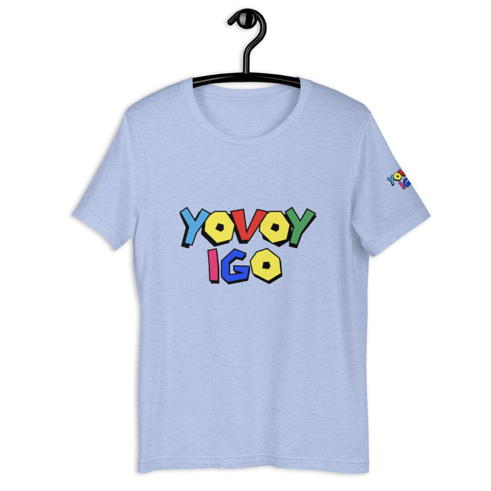 Short-Sleeve Unisex “Colorful YOVOY IGO”T-Shirt