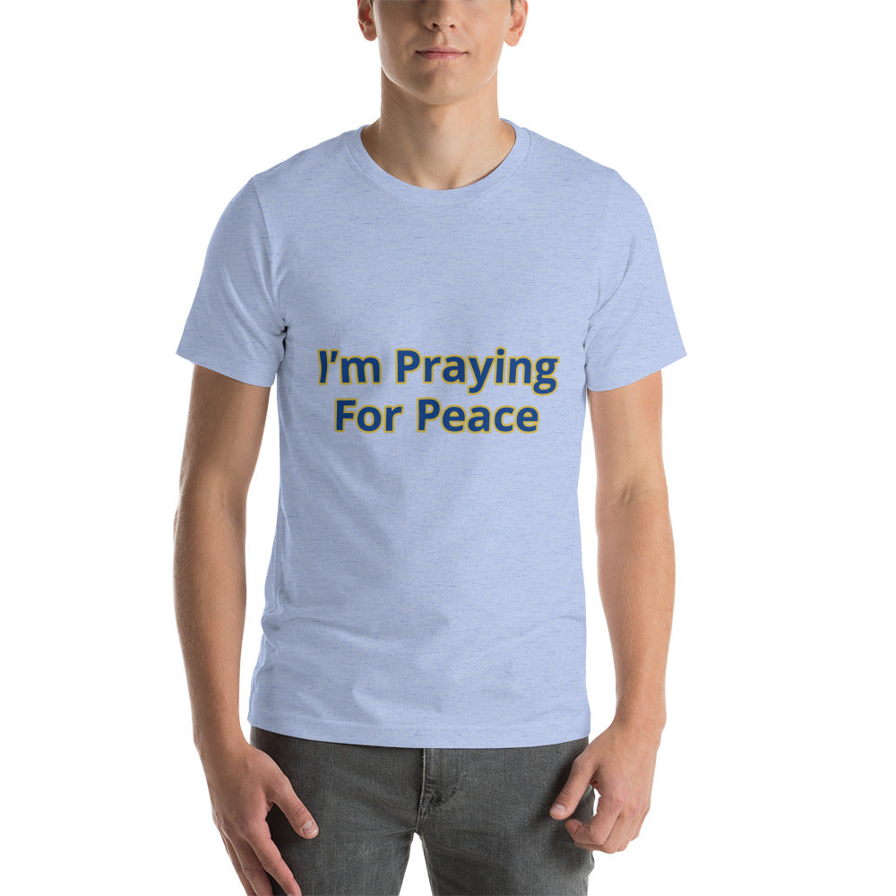 Short-Sleeve “Praying for Peace” T-Shirt