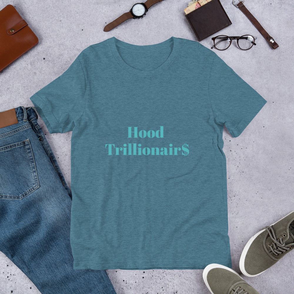 Short-sleeve “Hood Trillionair$“ unisex t-shirt