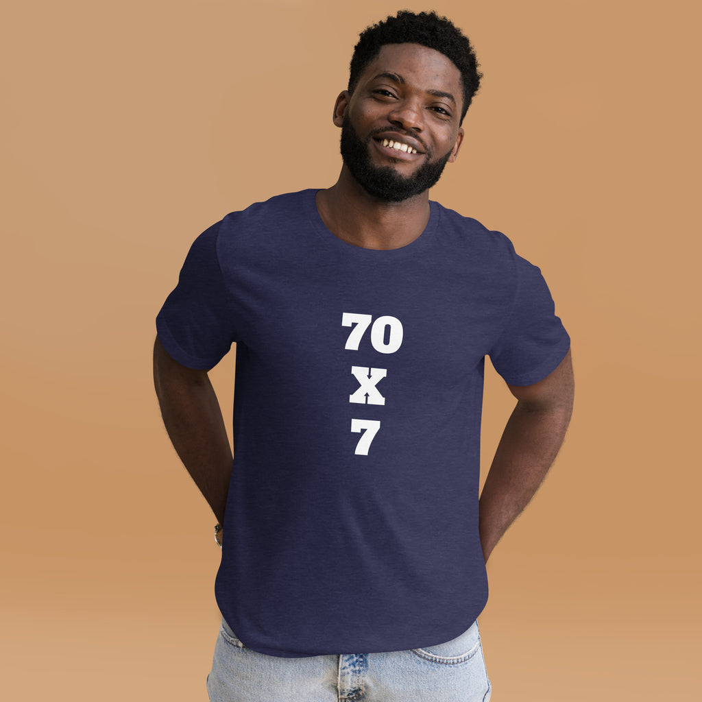 “70x7 Forgiveness” Unisex t-shirt