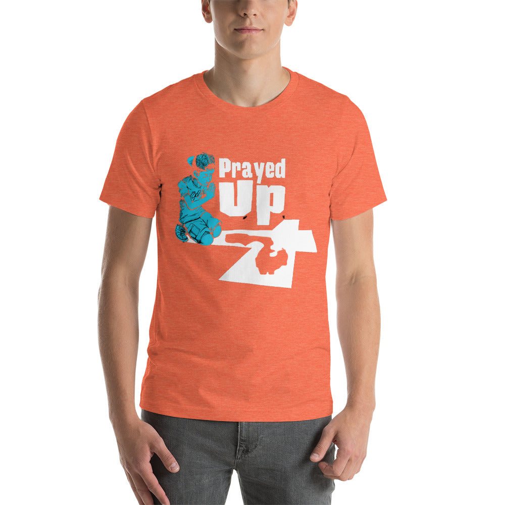 Short-Sleeve Unisex “No Back Prayed Up Boy” T-Shirt
