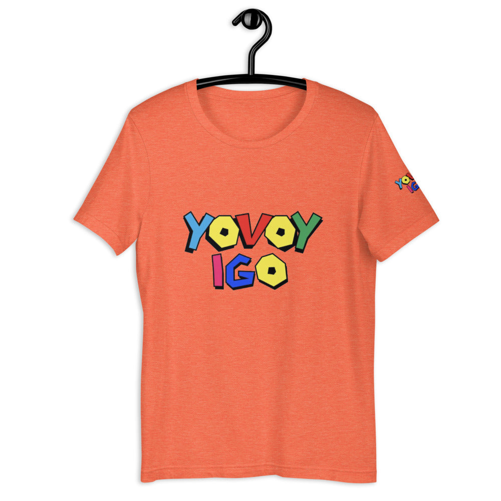 Short-Sleeve Unisex “Colorful YOVOY IGO”T-Shirt