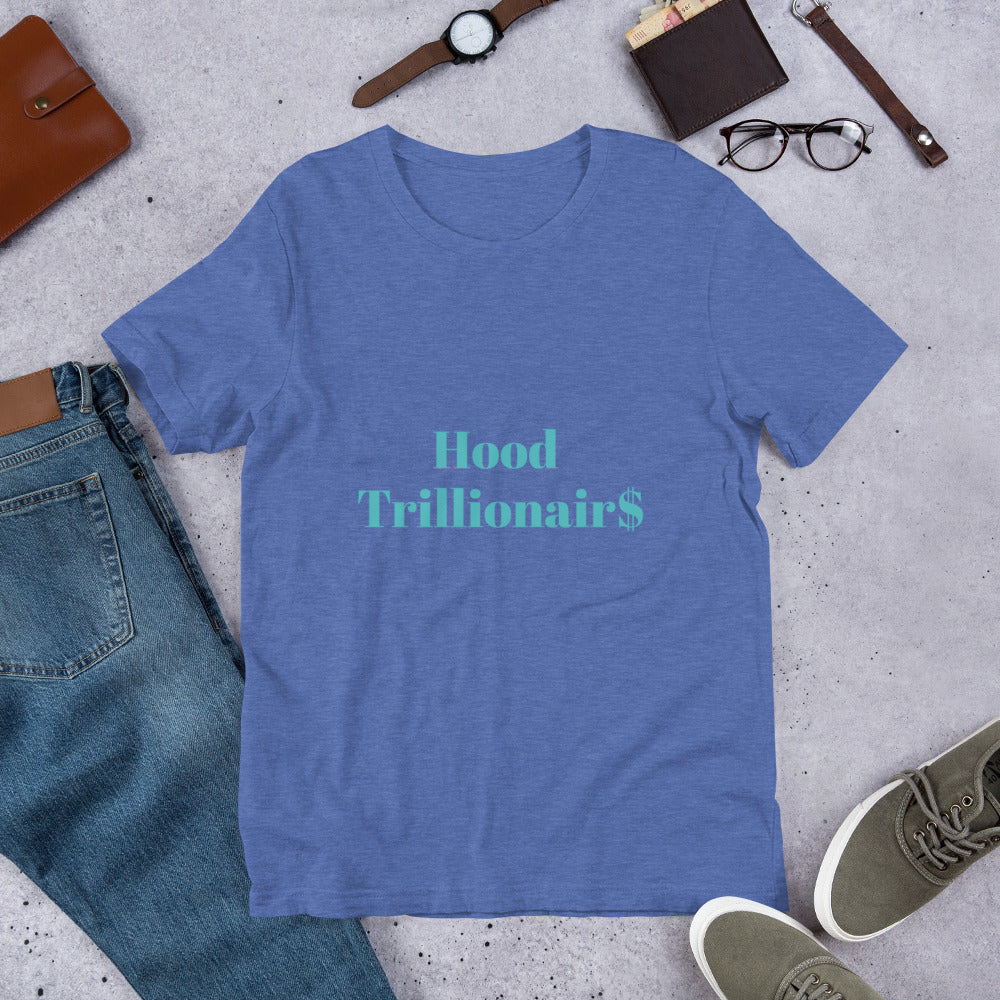 Short-sleeve “Hood Trillionair$“ unisex t-shirt
