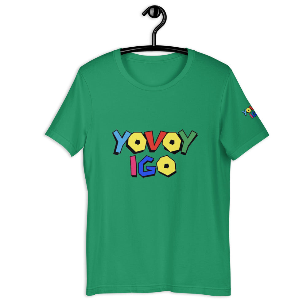 Short-Sleeve Unisex “Colorful YOVOY IGO”T-Shirt