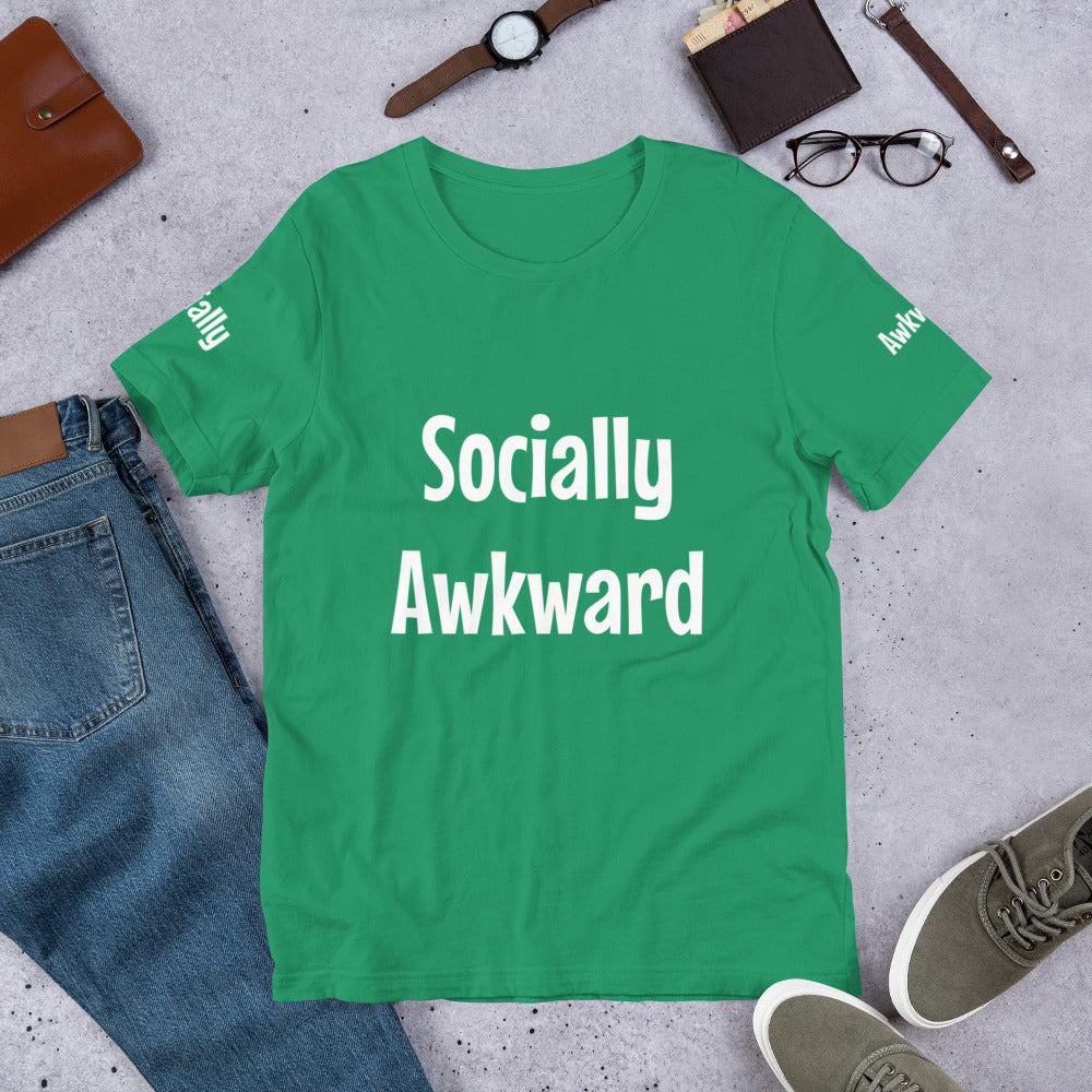 Short-Sleeve “Socially Awkward” Unisex T-Shirt