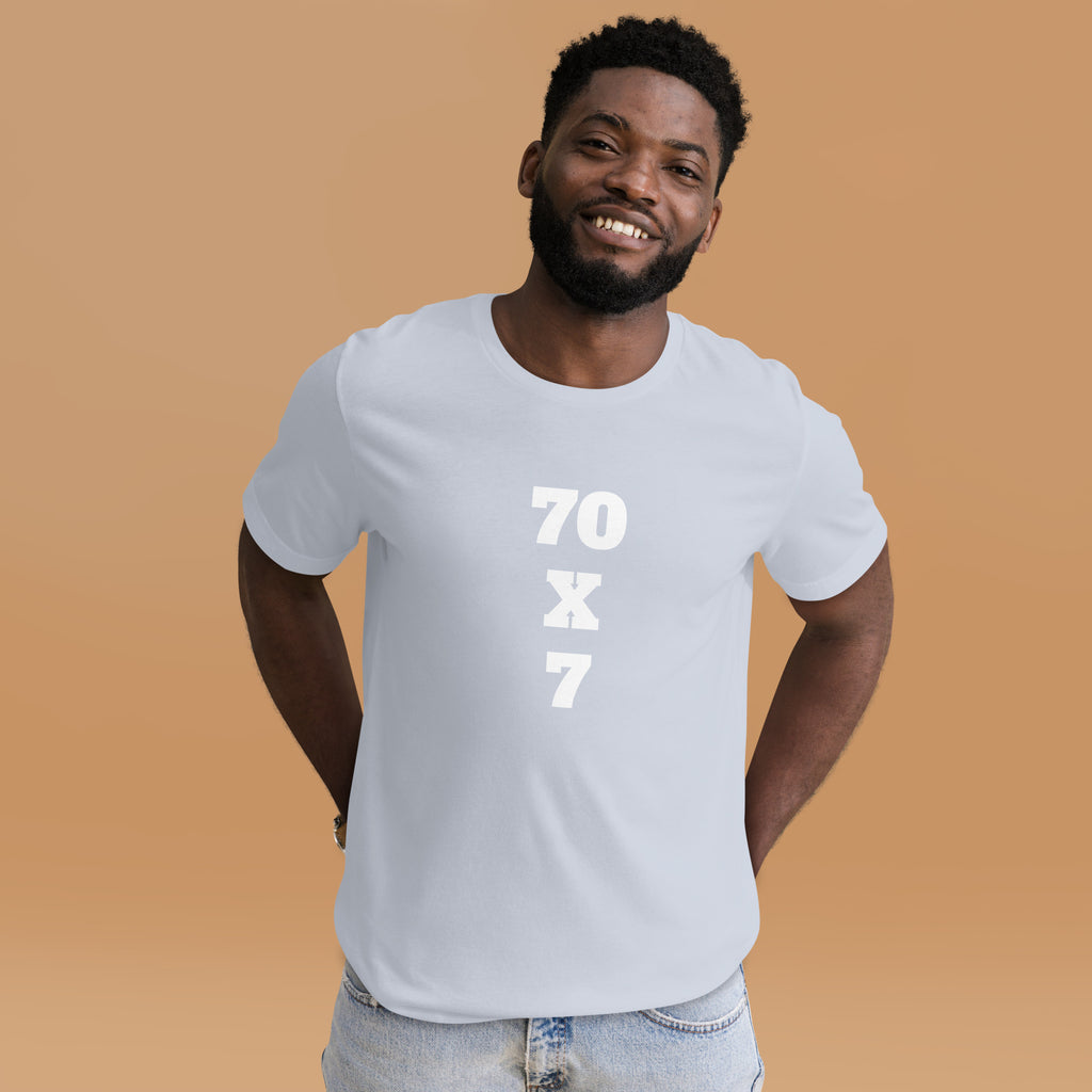 “70x7 Forgiveness” Unisex t-shirt