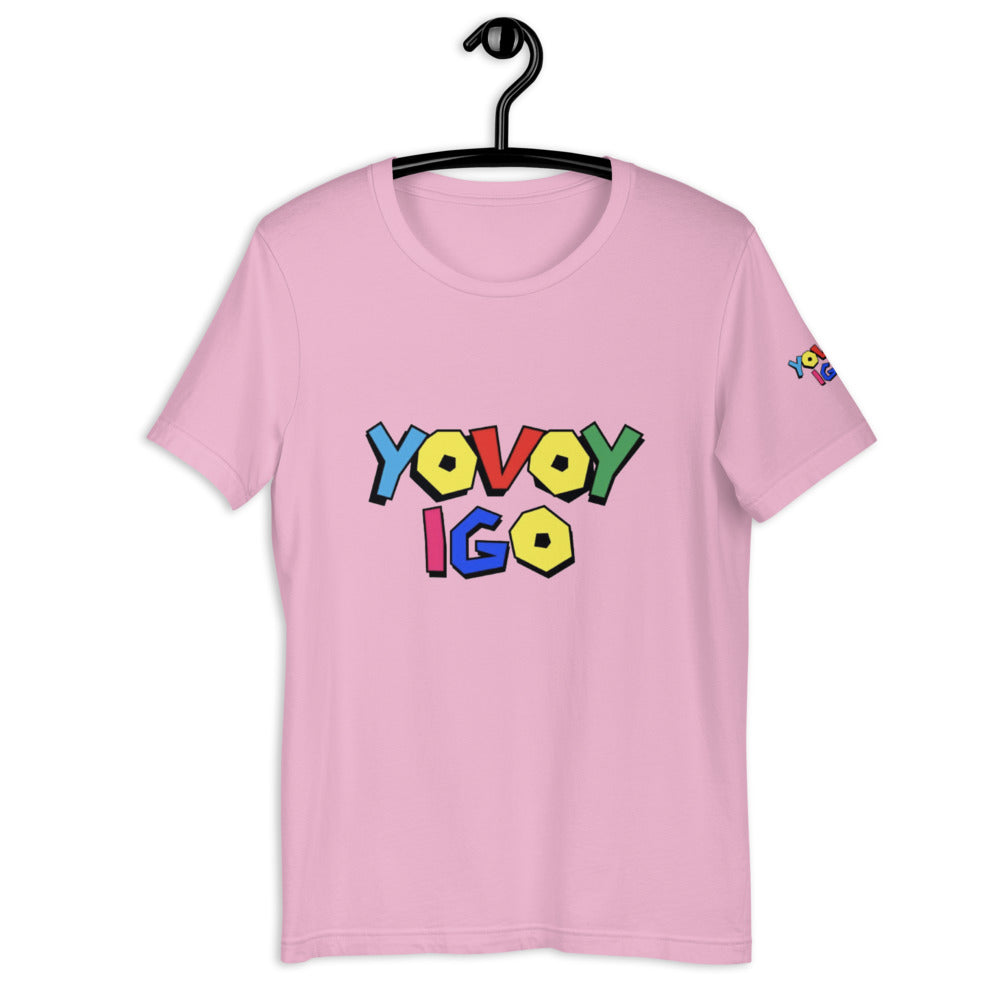 Short-Sleeve Unisex “Colorful YOVOY IGO”T-Shirt