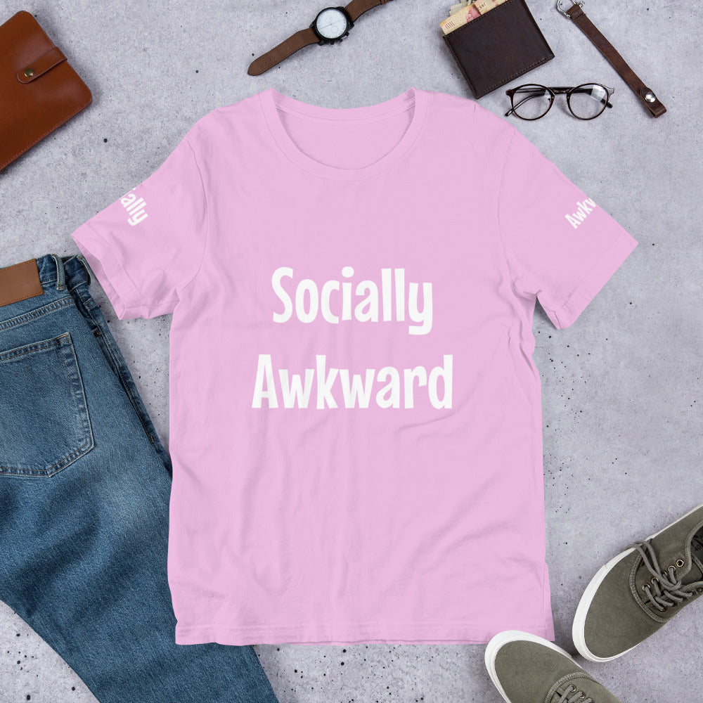 Short-Sleeve “Socially Awkward” Unisex T-Shirt