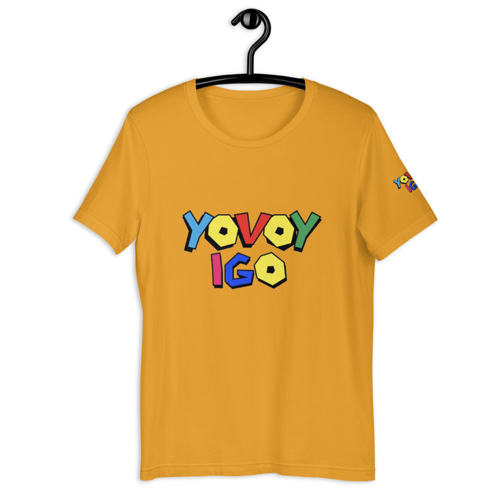 Short-Sleeve Unisex “Colorful YOVOY IGO”T-Shirt