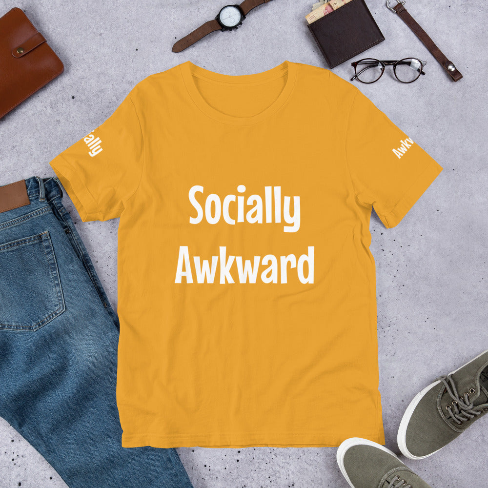Short-Sleeve “Socially Awkward” Unisex T-Shirt