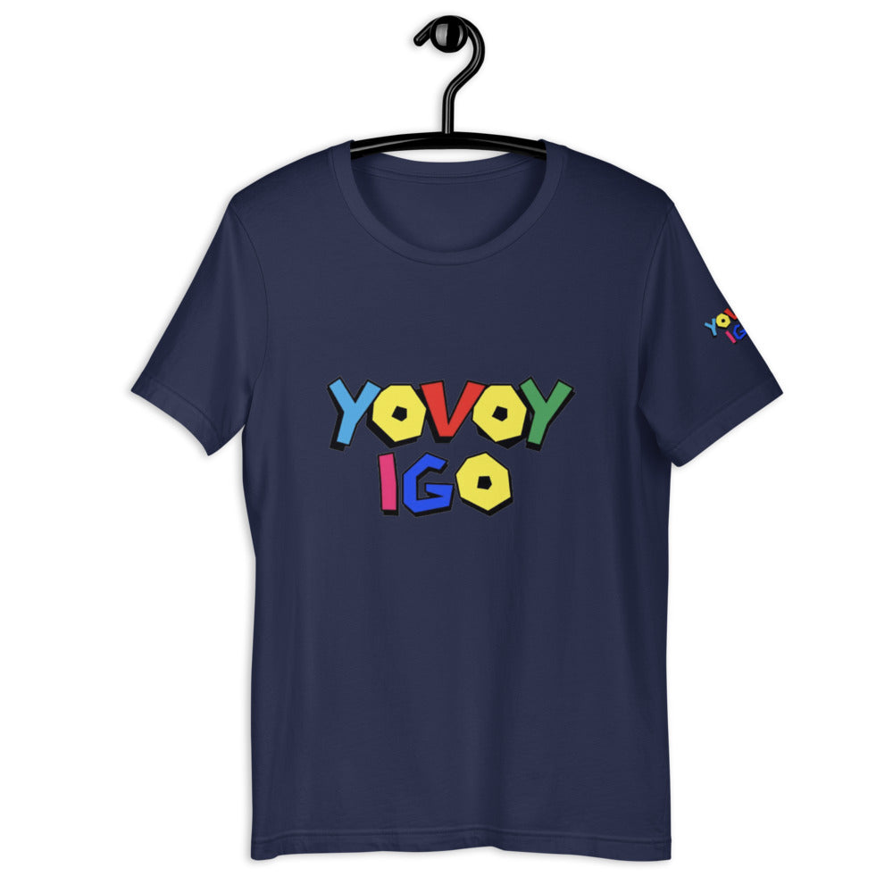 Short-Sleeve Unisex “Colorful YOVOY IGO”T-Shirt