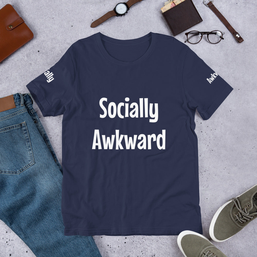 Short-Sleeve “Socially Awkward” Unisex T-Shirt