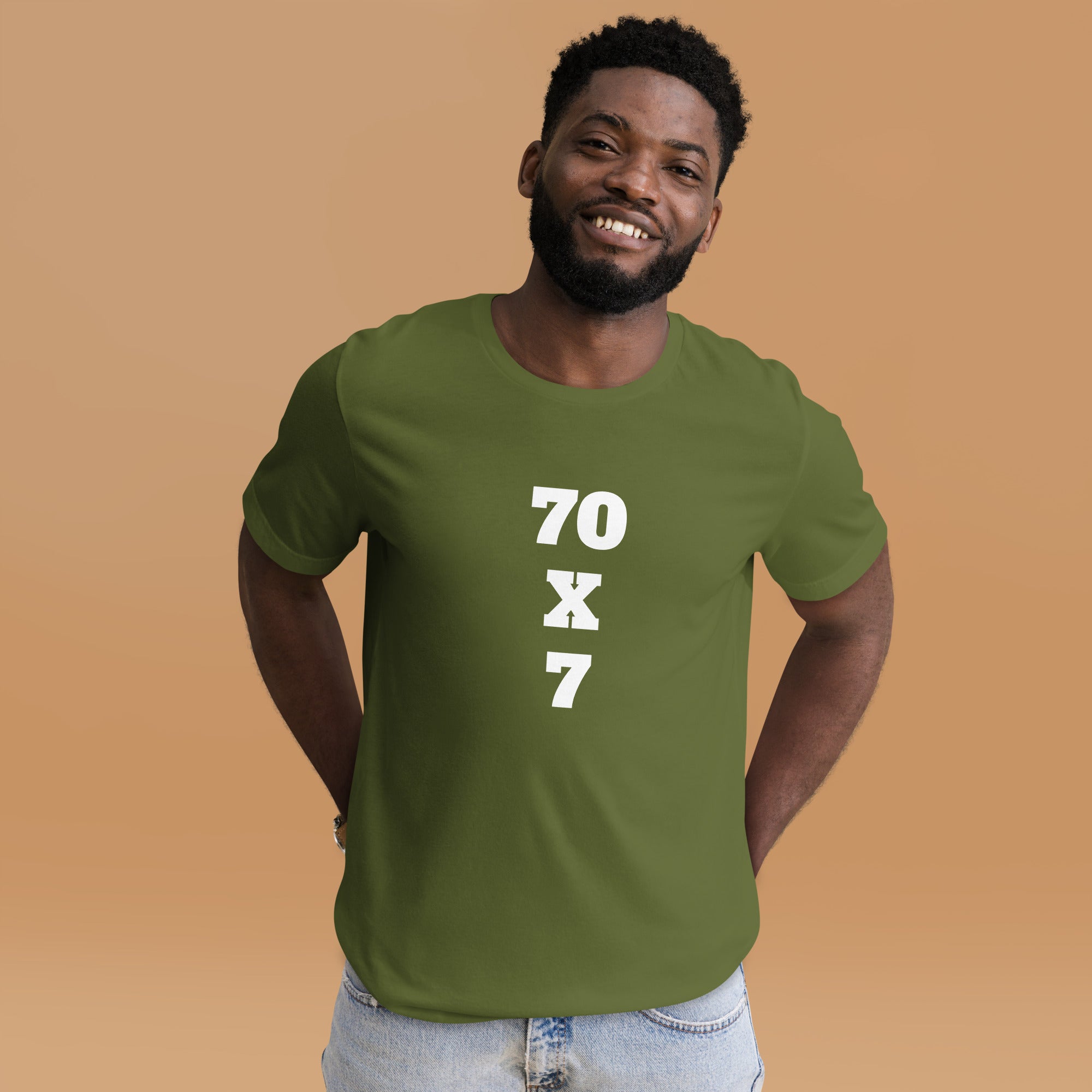 “70x7 Forgiveness” Unisex t-shirt