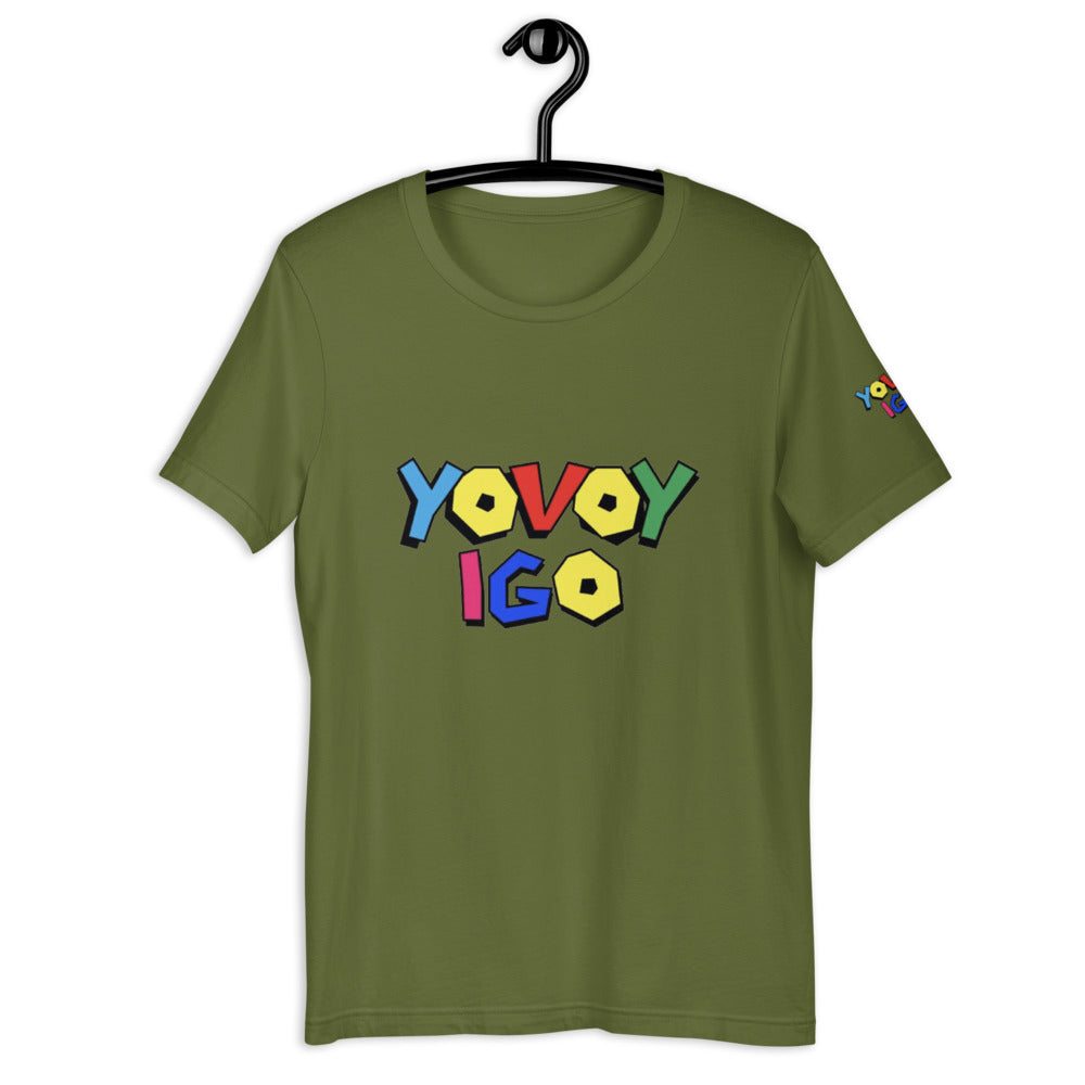 Short-Sleeve Unisex “Colorful YOVOY IGO”T-Shirt