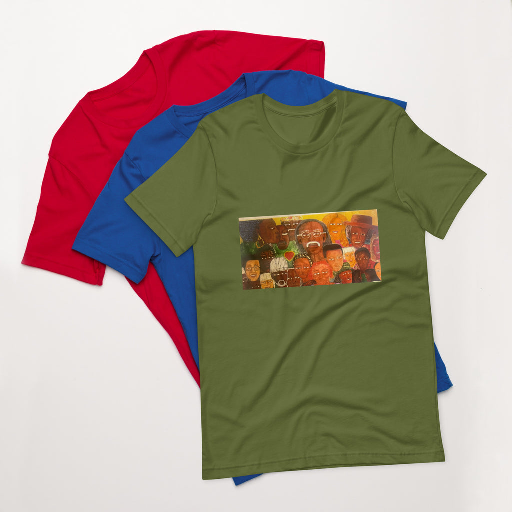 “Leon Kennedy Folk Art” Unisex t-shirt