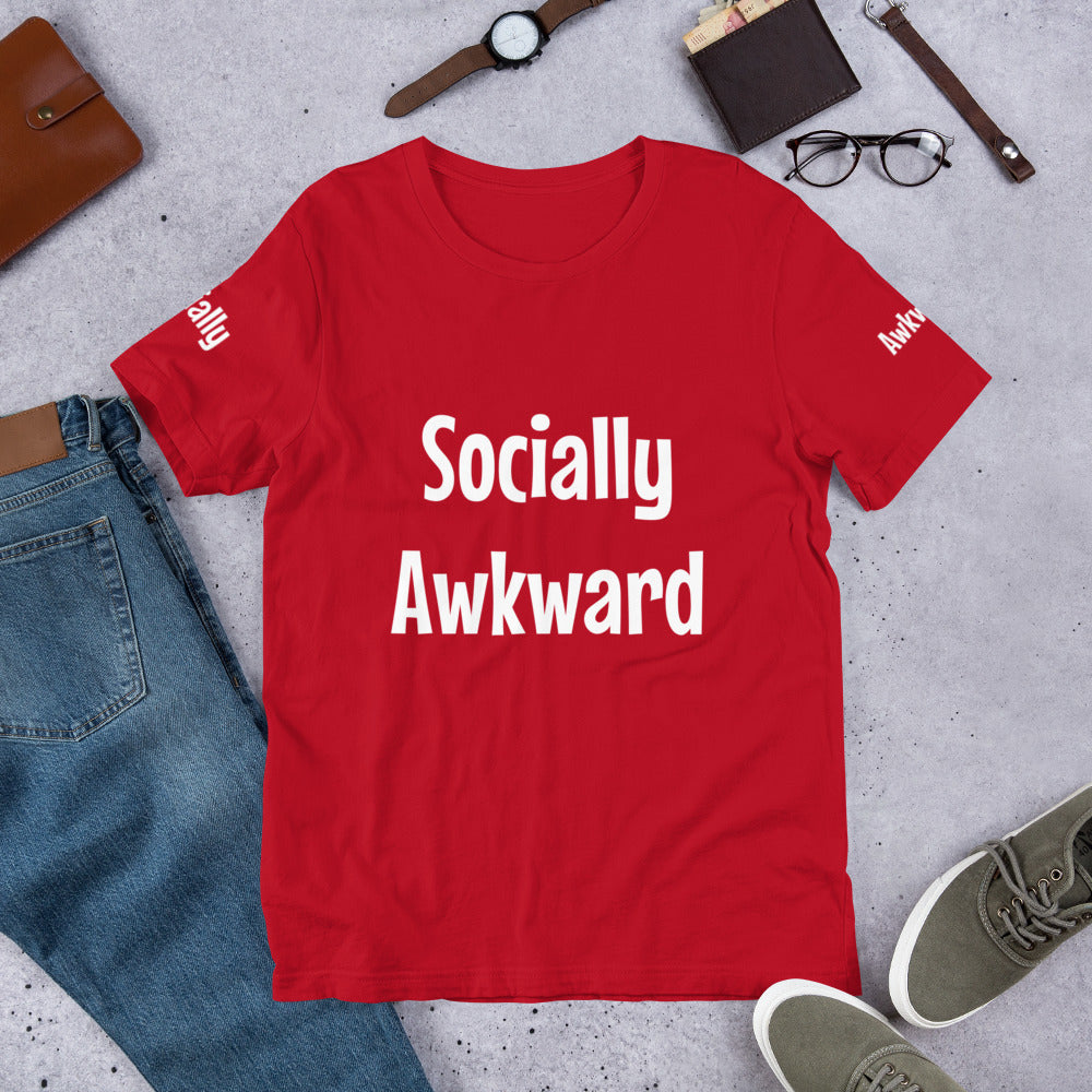 Short-Sleeve “Socially Awkward” Unisex T-Shirt
