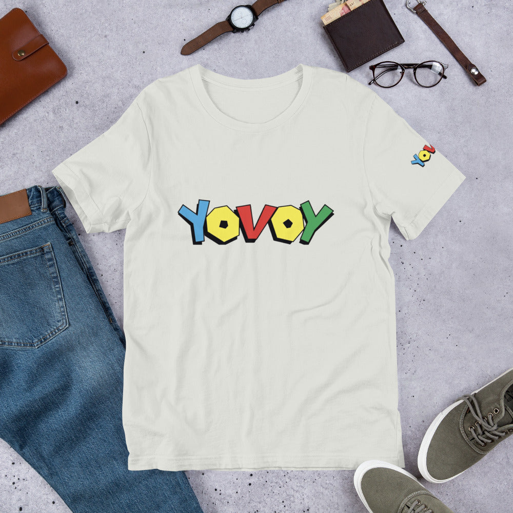 Short-Sleeve Unisex “Colorful YOVOY” T-Shirt