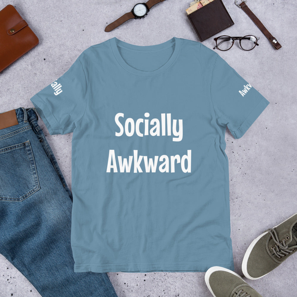 Short-Sleeve “Socially Awkward” Unisex T-Shirt