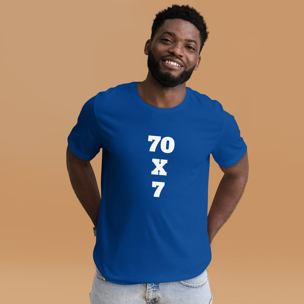 “70x7 Forgiveness” Unisex t-shirt